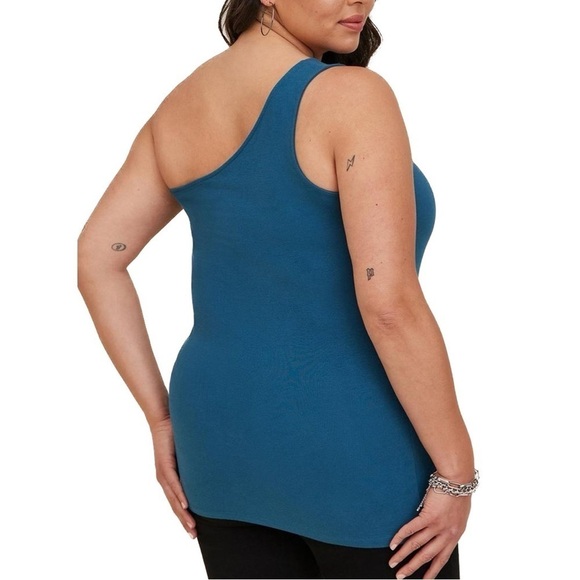 TORRID 6X/30 Foxy Cutout One Shoulder Tank Top (P16) - Picture 2 of 7